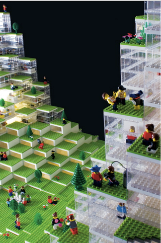 Illustration for article titled Architect makes Scale Model of Housing Proposal in Lego